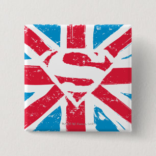 Abgenutzter S-Schild über der Flagge Button