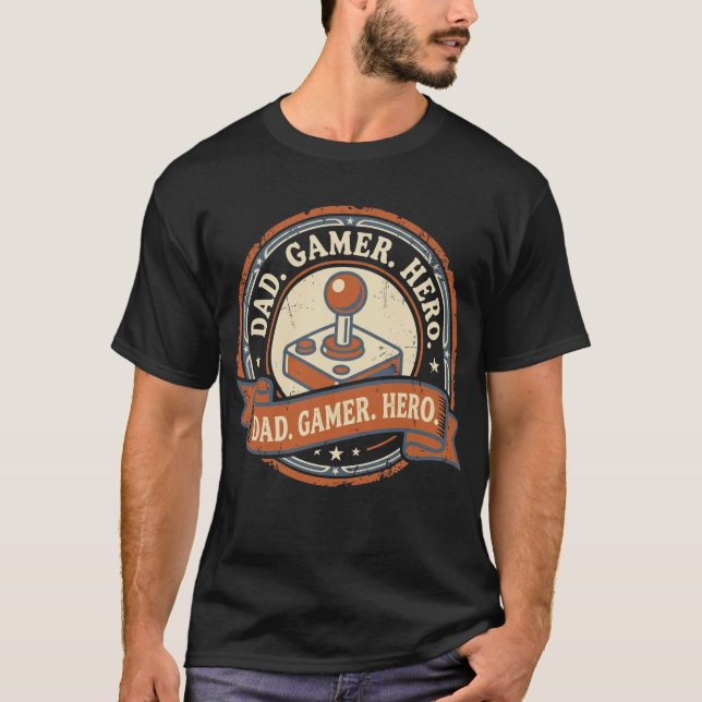 Abgenutztes Vintage-Abzeichen T-Shirt (Vorderseite)