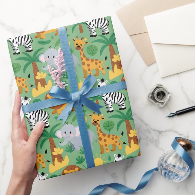 Abgerollte und flache Ansichten von Geschenkpapier (Von Creator hochgeladen)