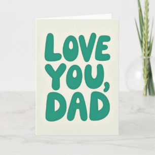 Abgerundet Liebe dich Papa Grafikkarte Karte