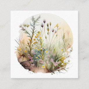 abgerundete Aquarellkunst der Wiederverwilderung u Begleitkarte