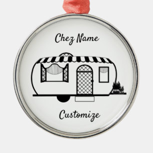 Abgerundeter Wohnwagen-Anhänger Thunder_Cove Ornament Aus Metall