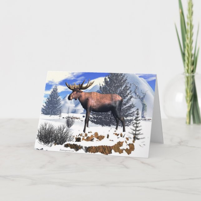 Abgeschieden Majasty, Feiertagskarte (Vorderseite)