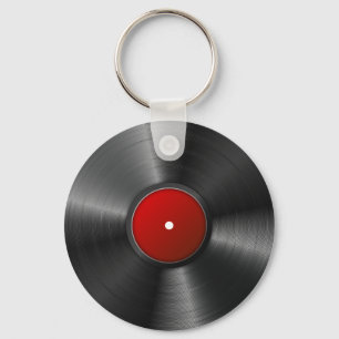Abgeschiedene Vinylaufzeichnung Schlüsselanhänger
