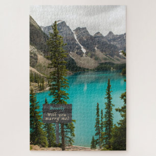 Abgeschiedener Bergsee Marry Me Puzzle