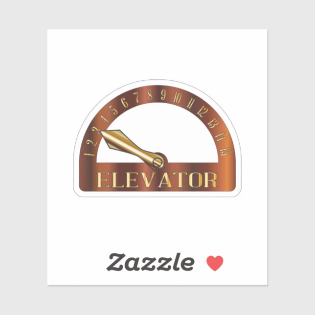 Abgeschiedener Höhenmesser Aufkleber (Blatt)