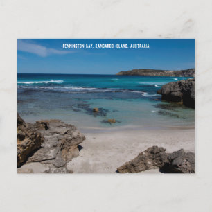 Abgeschiedener Strand im Paradies Australien Postkarte