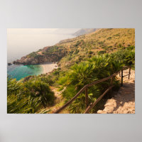Abgeschiedener Strand in Lo Zingaro, Sizilien