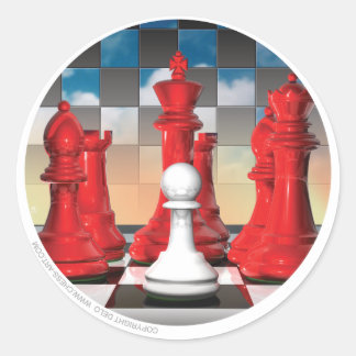 ABGESCHIEDENER T - Shirt CIRCLE_big Runder Aufkleber