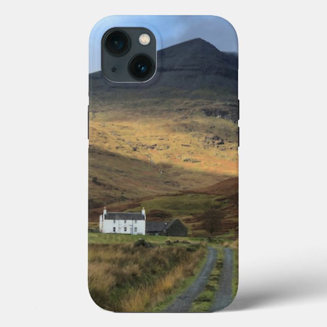Abgeschiedenes Bauernhaus auf der Insel Mull, Scho Case-Mate iPhone Hülle (Rückseite)