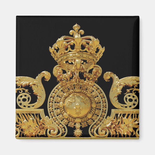 Abgeschiedenes Goldenes Tor Schloss Versailles - F Magnet (Vorne)