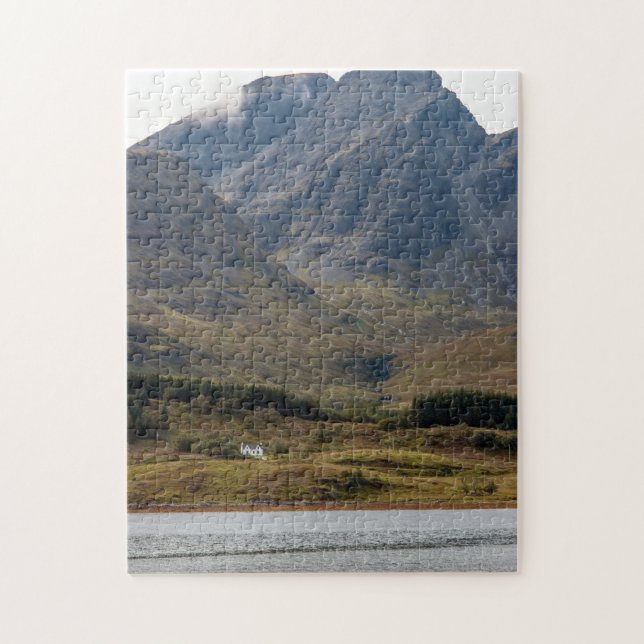 Abgeschiedenes Haus auf der Insel Skye in Schottla Puzzle (Vertikal)