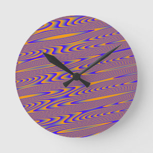 ABGESCHLOSSENE BROADCAST PSYCHEDELIC ROUND WALL CL RUNDE WANDUHR