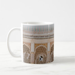 ABGESCHLOSSENE FOTOGRAFIE DER GRÜNEN CACTUS-PFLANZ KAFFEETASSE
