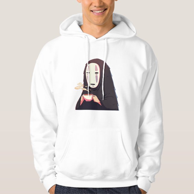 Abgeschwächt - Anime-Tee mit Maske Hoodie (Vorderseite)