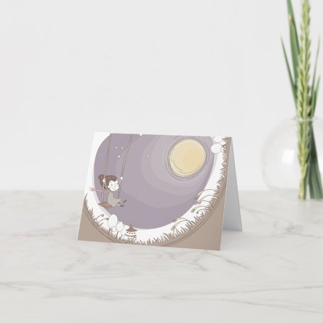 Abgesehen von der blanke Notenkarte Swingin Karte (Vorderseite)