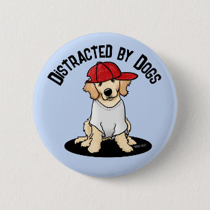 Abgesehen von Hunden Retriever Button