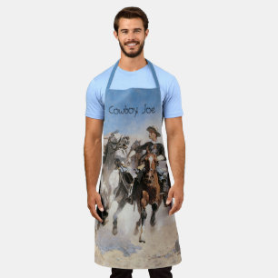 Abgesessen von Frederic Remington, Vintage Cowboys Schürze