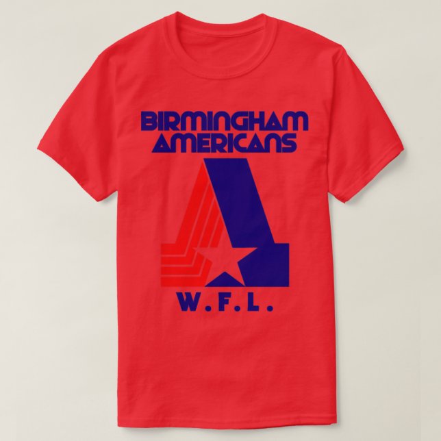 Abgestorbene Birmingham-Amerikaner Team TShirt 1 (Design vorne)