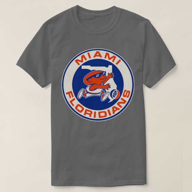 Abgestorbene Miami Floridians Basketball Team 2 T-Shirt (Design vorne)