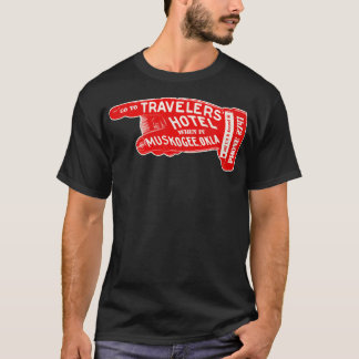Abgestorbene Reisende Hotel Muskogee Oklahoma Gepä T-Shirt