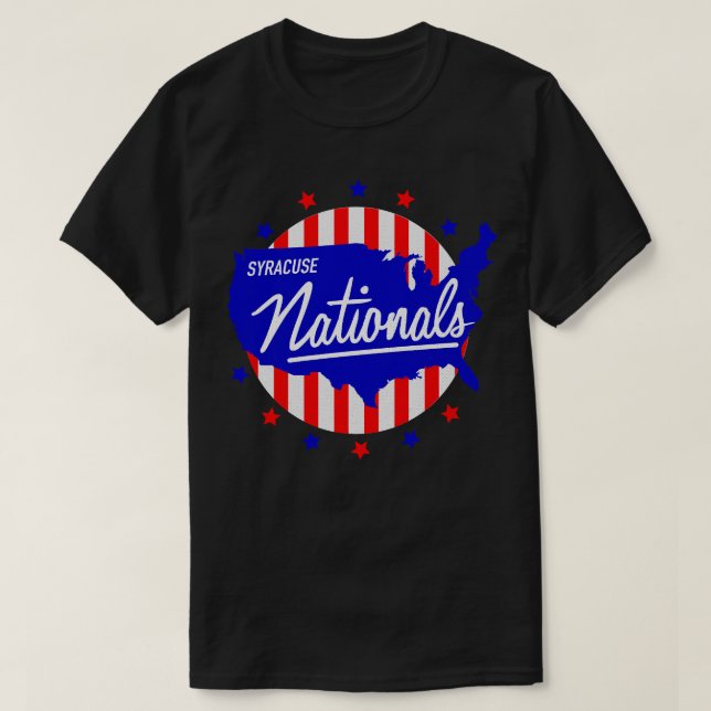 Abgestorbene Syrakus Nationals Basketball 1961 T-Shirt (Design vorne)