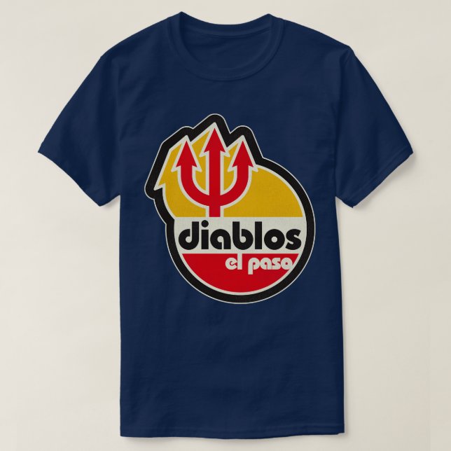 Abgestorbenes El Paso Diablos Baseball Team T-Shirt (Design vorne)