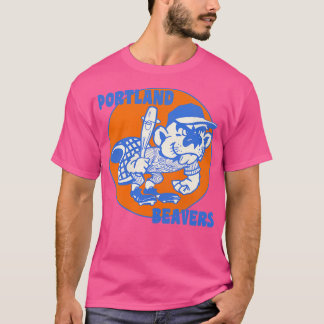 Abgestorbenes Portland Beavers Baseball Team T-Shirt