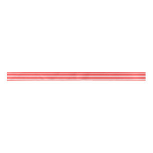 ABGESTREIFTES ROTES Band Satinband