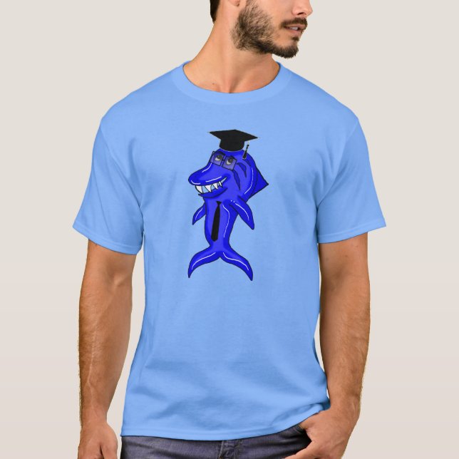 Abgestufter Haifisch T-Shirt (Vorderseite)