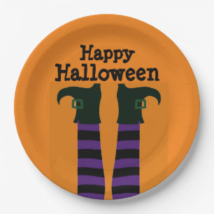 Abgestürzte Teller für das Halloween-Party-Papie
