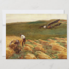 Abgestürztes Flugzeug (von John Singer Sargent) Karte