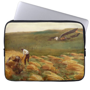 Abgestürztes Flugzeug (von John Singer Sargent) Laptopschutzhülle