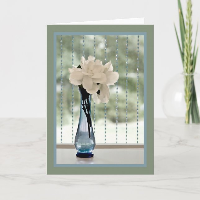 Abgetönter Gardenia Karte (Vorderseite)