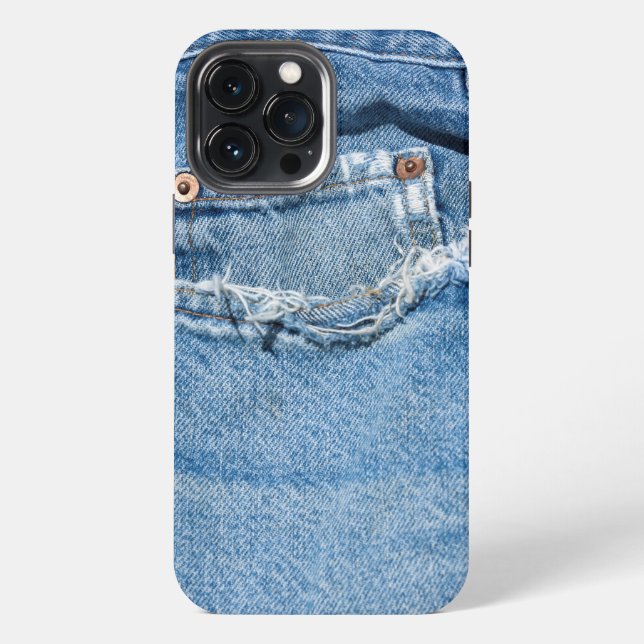 Abgetragene Jeans iPhone Hülle (Rückseite)