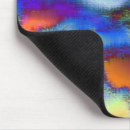 Abgetragene Wolken an orangefarbener, tropfender T Mousepad