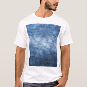 Abgetragener Denim-Stoff, texturierter Hintergrund T-Shirt