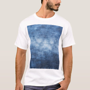 Abgetragener Denim-Stoff, texturierter Hintergrund T-Shirt