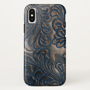 Abgetragenes Vintages dunkelbraunes Leder Case-Mate iPhone Hülle