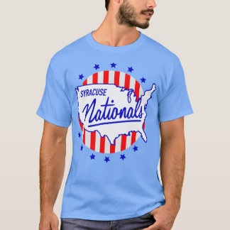 Abgewiesene Syracuse Nationals NBL Basketball 1948 T-Shirt