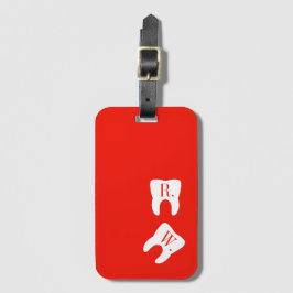 Abgezeichnetes Gepäckanhänger