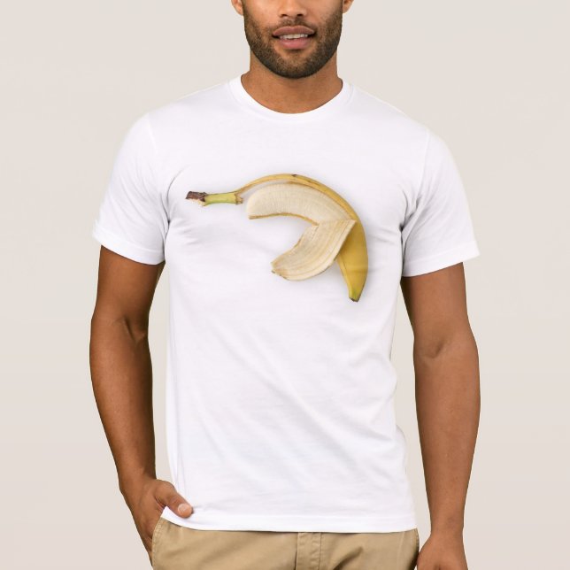 Abgezogene Banane T-Shirt (Vorderseite)