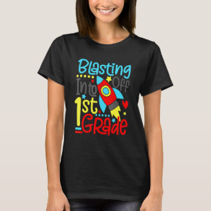 Abgleiten in die 1. Klasse zurück zur Schule T-Shirt