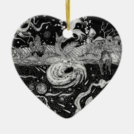 Abgrund-Dualität Keramik Ornament