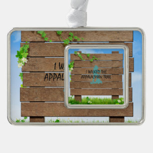 ABH appalachischer Hinterwanderer Rahmen-Ornament Silber