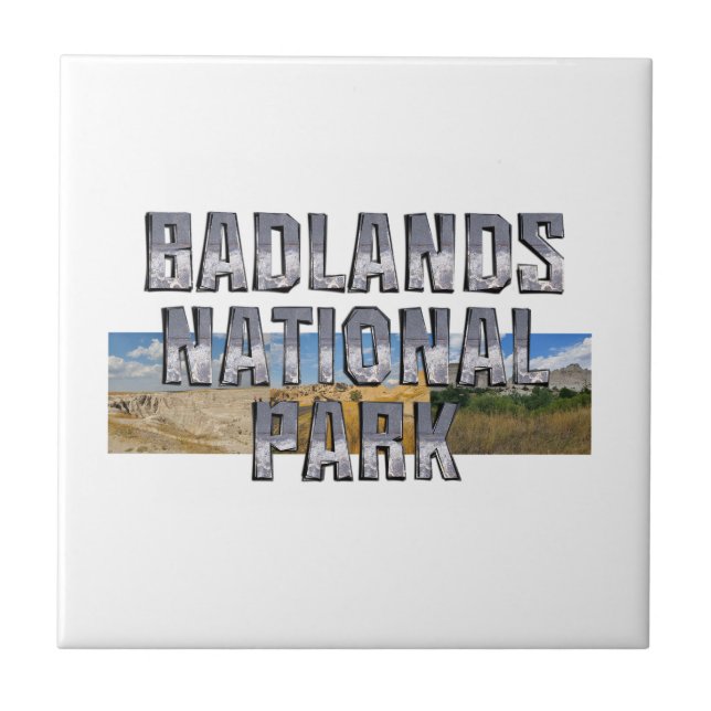 ABH Badlands Nationalpark Fliese (Vorderseite)