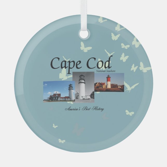 ABH Cape Cod Glass Ornament Aus Glas (Vorderseite)