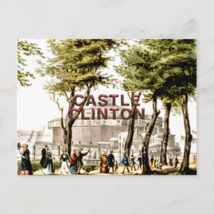 ABH Castle Clinton Postkarte