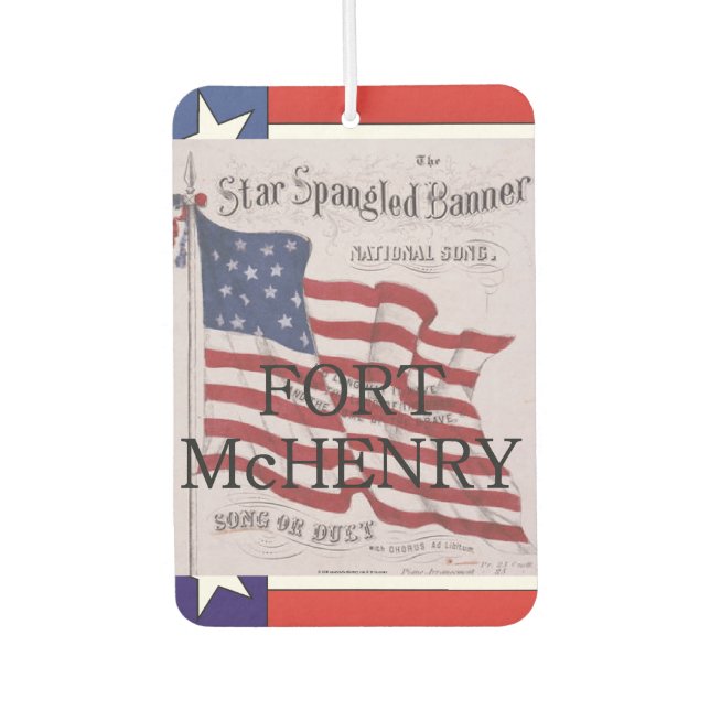 ABH Fort McHenry Air Freshener Autolufterfrischer (Vorderseite)