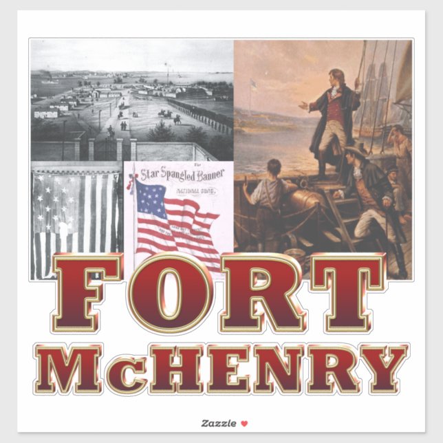 ABH Fort McHenry Aufkleber (Blatt)
